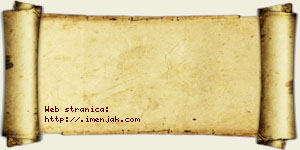 Tijana Stojković vizit kartica